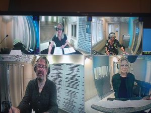 Conversations Covid Style on Zoom with Claire Jones, Jan Etheringon, Roger Allam and Joanna Lumley (2020)