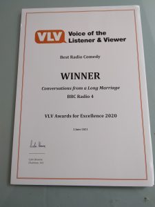 Conversations from a Long Marriage wins Voice of the Listener and Viewer Award 2021