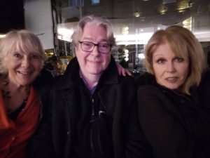 Jan Etherington and Joanna Lumley visit Roger Allam after Churchill in Moscow (2025)